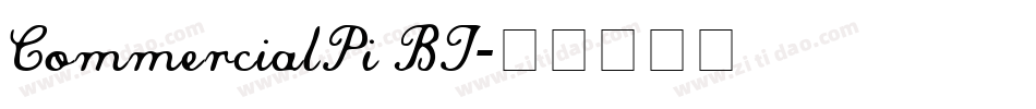 CommercialPi BT字体转换